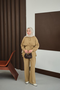 Bel Bağlamalı İkili Takım Hardal