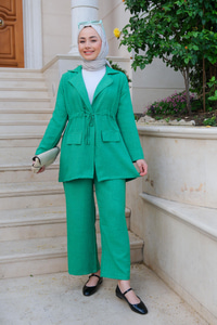 Bel Bağlamalı İkili Takım Yeşil