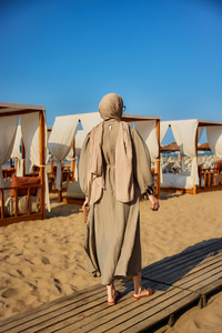 Bel Bağlamalı Laced Elbise Küf Yeşil