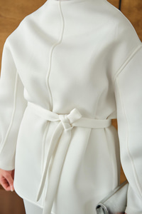 Bel Bağlamalı Takım Beyaz