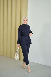 Bel Bağlamalı Takım Lacivert