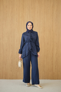 Bel Bağlamalı Takım Lacivert