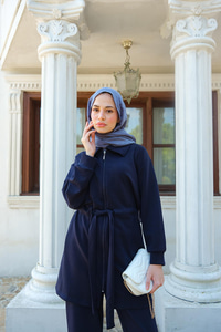 Bel Bağlamalı Takım Lacivert