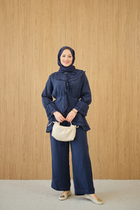 Bel Bağlamalı Takım Lacivert