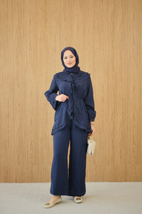 Bel Bağlamalı Takım Lacivert