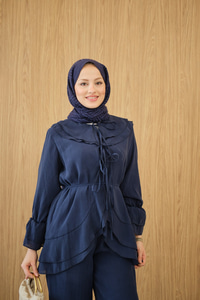 Bel Bağlamalı Takım Lacivert