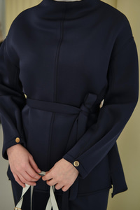 Bel Bağlamalı Takım Lacivert