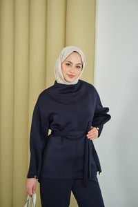 Bel Bağlamalı Takım Lacivert