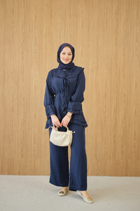 Bel Bağlamalı Takım Lacivert