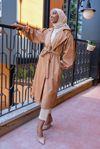 Uygun Fiyatlı BEL BAGLAMALI TRENC | Loccomoda.com 