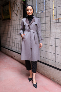 Uygun Fiyatlı BEL BAGLAMALI TRENC  GRI | Loccomoda.com 