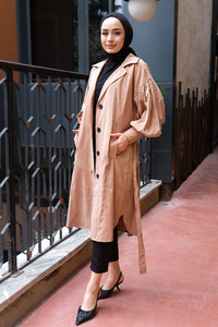 Uygun Fiyatlı BEL BAGLAMALI TRENC SOMON | Loccomoda.com 