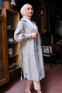 Uygun Fiyatlı BEL BAGLAMALI TRENC SU YESIL | Loccomoda.com 