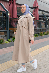 Bel Bağlamalı Trenç Taş