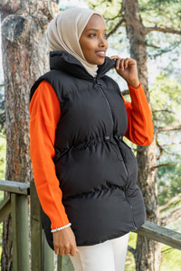 Uygun Fiyatlı BEL BUZGULU SISME YELEK SIYAH | Loccomoda.com 