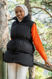 Uygun Fiyatlı BEL BUZGULU SISME YELEK SIYAH | Loccomoda.com 