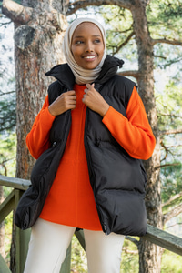 Uygun Fiyatlı BEL BUZGULU SISME YELEK SIYAH | Loccomoda.com 