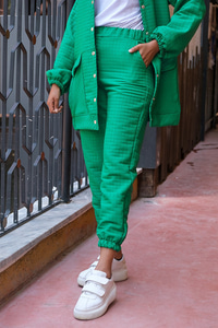 Uygun Fiyatlı BEL LASTIKLI KAPITONE PANTOLON | Loccomoda.com 