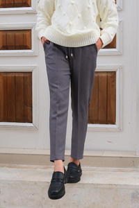 Bel Lastikli Pantolon Gri