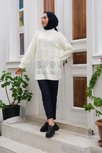 Bel Lastikli Pantolon Lacivert