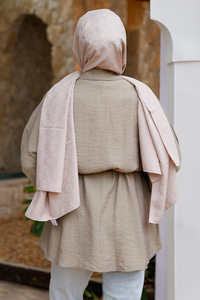 Belden Bağlamalı Gömlek  Küf Yeşil