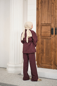 Beli Ayarlanabilir Cupra İkili Takım Bordo