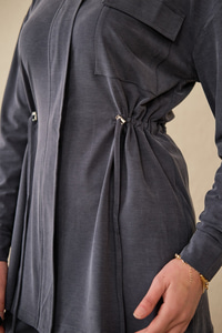 Beli Ayarlanabilir Tek Cepli Takım Antrasit