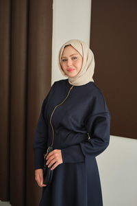 Beli Korse Detay Takım Lacivert