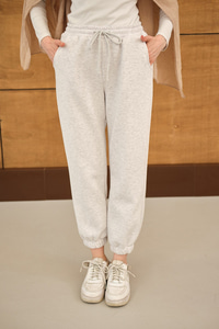 Beli Lastikli Eşofman Açık Gri