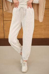 Beli Lastikli Eşofman Açık Gri