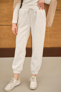 Beli Lastikli Eşofman Açık Gri