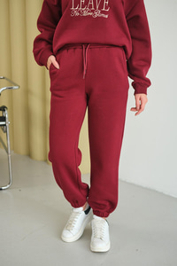 Beli Lastikli Eşofman Bordo