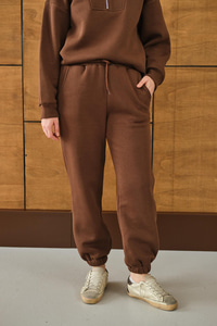 Beli Lastikli Eşofman Kahverengi