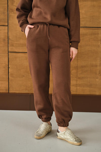 Beli Lastikli Eşofman Kahverengi