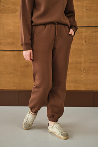 Beli Lastikli Eşofman Kahverengi