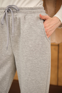 Beli Lastikli Eşofman Koyu Gri