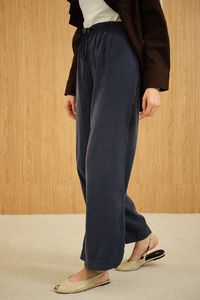 Beli Lastikli Pantolon Lacivert