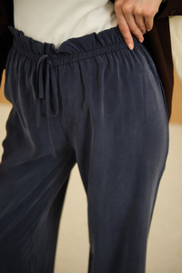 Beli Lastikli Pantolon Lacivert