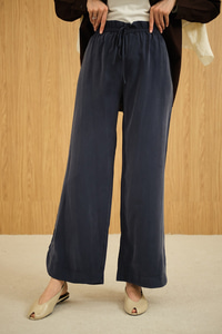 Beli Lastikli Pantolon Lacivert