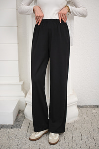 Beli Lastikli Pantolon Siyah