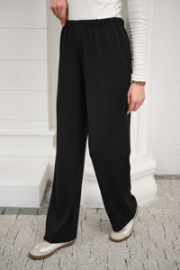 Beli Lastikli Pantolon Siyah