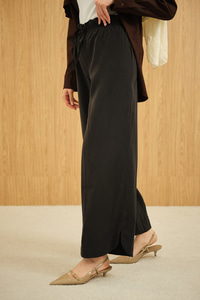 Beli Lastikli Pantolon Siyah