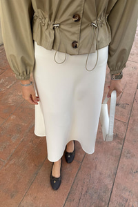 Beli Lastikli Scuba Etek Beyaz