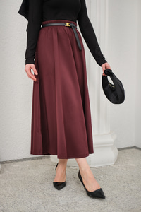 Beli Lastikli Scuba Etek Bordo