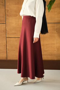 Beli Lastikli Scuba Etek Bordo