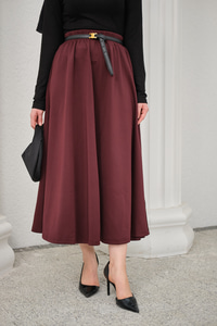 Beli Lastikli Scuba Etek Bordo