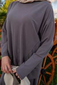 Beli Lastikli Takım Gri