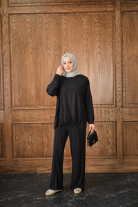 Beli Lastikli Takım Siyah