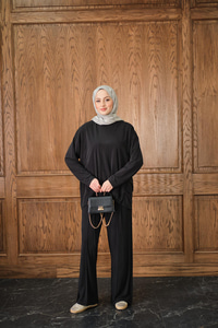 Beli Lastikli Takım Siyah