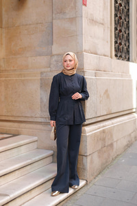 Beli Pens Detaylı Takım Lacivert